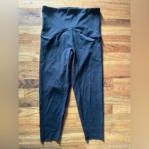 Assets by Spanx Black High Waisted Seamless Leggings Women’s Shapewear Sz XL